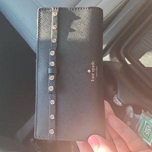 Kate spade black medium wallet